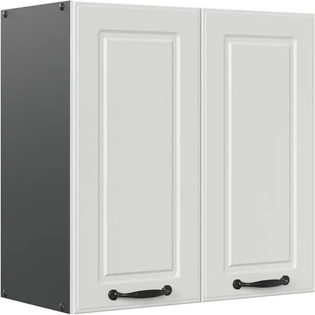 Vicco Hängeschrank R-Line Küchenschrank Landhaus Stil in Weiß und Anthrazit Breite: 60 cm - Bild 1