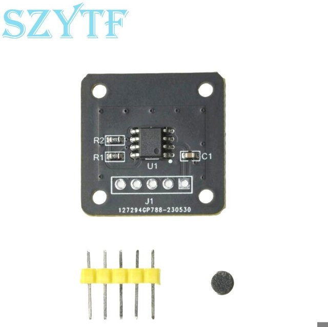 SZYTF Magnetischer Induktions-Winkelsensor MT6701 Magnetgeber Modul 14-Bit hochpräziser Ersatz AS5600 in Schwarz - Bild 1