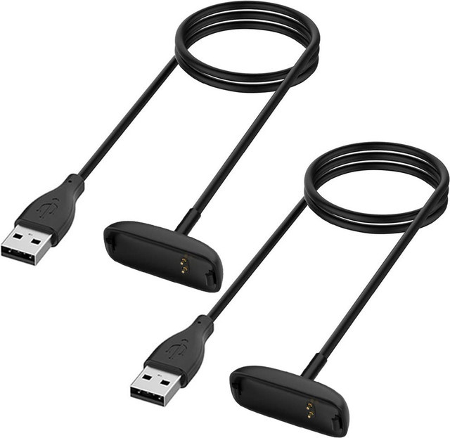 Fitbit Ersatzladegeräte USB-C, Schwarz, 2er-Pack - Bild 1