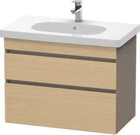 Duravit Waschtischunterschrank DuraStyle in Ei Natur, Wandhängend, B: 80 cm, T: 45,3 cm, H: 61 cm - Bild 1