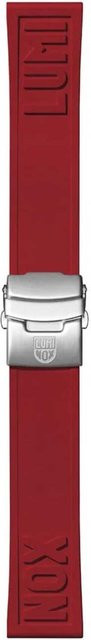 Luminox Uhrenarmband Kautschuk, 24 mm, rot - Bild 1