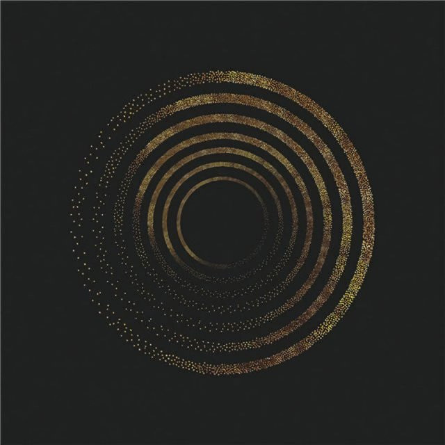 TPFLiving Kunstdruck auf Leinwand Abstrakt Gold Schwarz B: 60 cm, H: 60 cm - Bild 1