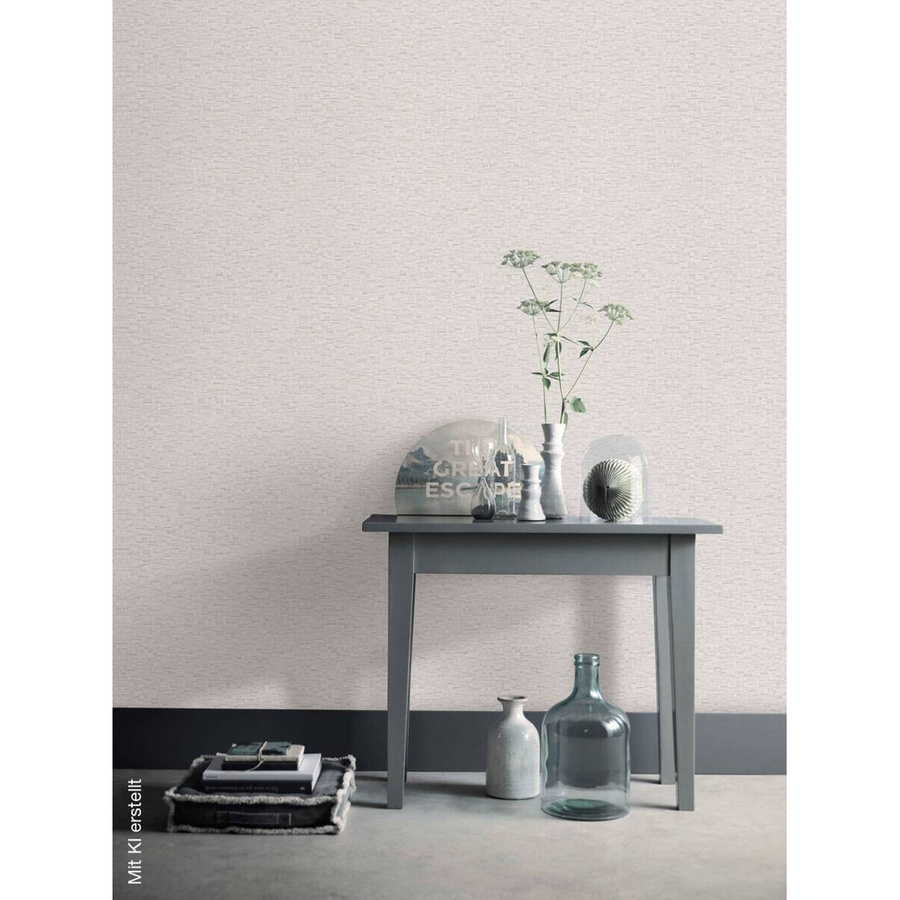 Erismann Vliestapete Forest Dreams Stoneweave in Weiß und Beige, B: 53 cm, L: 1005 cm - Bild 2