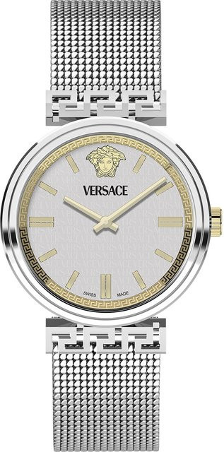 Versace Armbanduhr, Quarz, Edelstahl, Silber, 36 mm, Damen - Bild 1