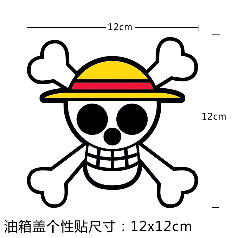 One Piece Luffy Anime Peeking Vinyl-Aufkleber von Bandai in Multicolour für Auto, Laptop und Wasserflaschen - Bild 3