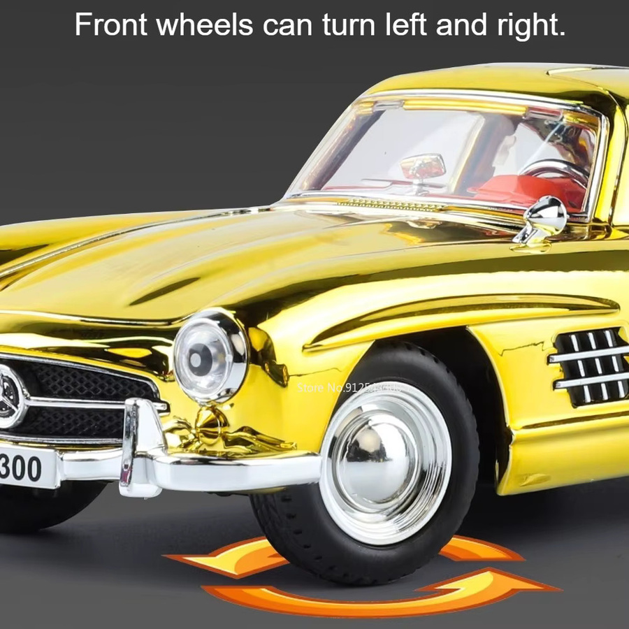 MAKEDA 300SL Vision GT Sportwagen-Modellspielzeug, 1:24, Metall - Bild 3
