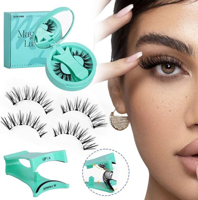 Jaysuing Magnetischer Wimpern- und Wimperncluster-Applikator, Wispy, Unisex - Bild 1