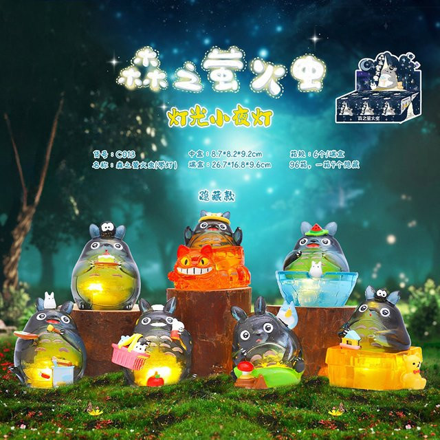 Bandai Hayao Miyazaki Anime Märchen Tal Wald Firefly Version Blind Box Figur, Zubehör - Bild 1