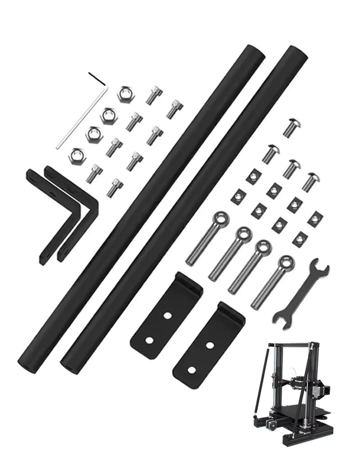 Creality Zugstangen-Set aus Aluminiumlegierung in Schwarz für Ender 3-Serie, kompatibel mit Ender 3S und Ender 3 Pro - Bild 4