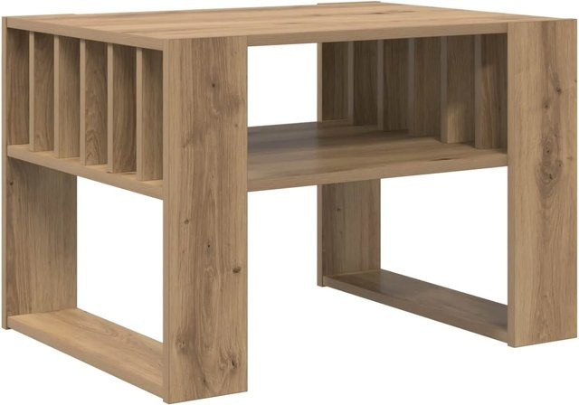 vidaXL Couchtisch Artisan-Eiche in Braun aus Holzwerkstoff, B/T/H: 66 x 49,5 x 45 cm - Bild 1