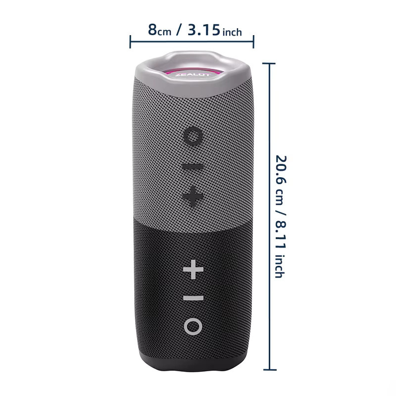 ZEALOT M5 Magnetischer Bluetooth-Lautsprecher mit Powerbank in Macaron-Farben, 2-in-1 Tragbarer Mini-Lautsprecher mit Dual-Kanal - Bild 6