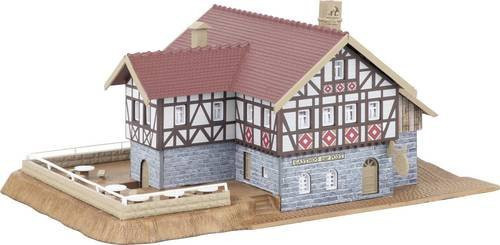 Faller Gasthaus Zur Post mit Biergarten - Bild 1