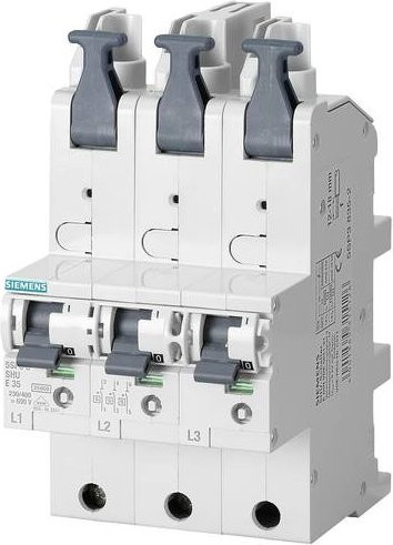 Siemens Hauptleitungsschutzschalter 5SP3835-2, 35A, 230V/400V, Weiß - Bild 1