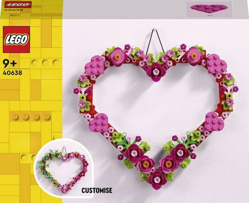 LEGO Herz-Deko Konstruktionsspielzeug ab 9 Jahren - Bild 1