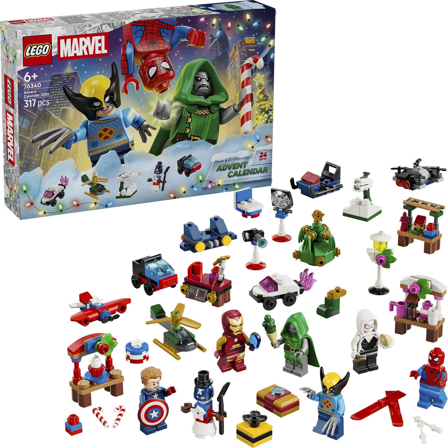LEGO Marvel Super Heroes Adventskalender 2026 Konstruktionsspielzeug 76340 - Bild 2