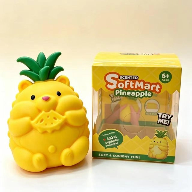 Ananasbär Squishy, Schreibtisch-Dekoration, Stressabbau-Spielzeug - Bild 1