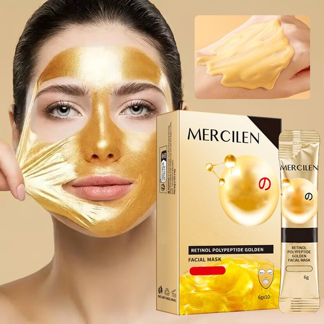 MERCILEN Retinol Peptid Peel-Off Maske, 60 g, mit Retinol, Hyaluronsäure und Peptiden - Bild 1