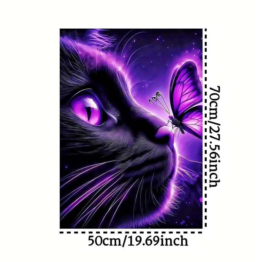 AZNM Kosmischer Schmetterling mit schwarzer Katze, Puzzle, 1.000 Teile - Bild 3