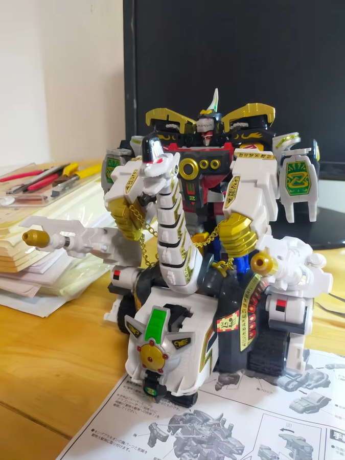 Bandai Power Rangers Mighty Morphin Power Megazord Dragonzord Titanus Ver., Actionfiguren, ab 3 Jahren - Bild 1