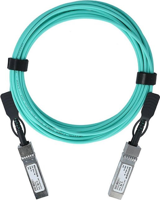 BlueOptics InfiniBand-Kabel SFP28-AOC-20M-CO-BO in Aqua-Farbe, Länge: 20 m - Bild 1