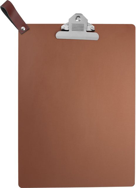 VEGA Speisekarten-Klemmbrett Colorado A4 in Kupfer und Braun aus Aluminium, B: 23 cm, H: 32 cm - Bild 1
