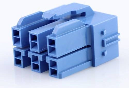 Molex Buchsengehäuse-Kabel Blau mit 6 Polen und 6,50 mm Rastermaß - Bild 1