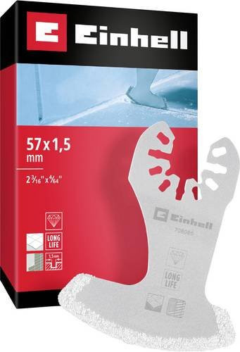 Einhell Diamant-Segmentmesser mit Universalaufnahme, Silber, Durchmesser: 57 mm - Bild 1
