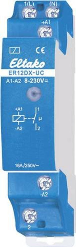 Eltako Schaltrelais ER12DX-UC in Blau mit 16A und 1 Schließer - Bild 2