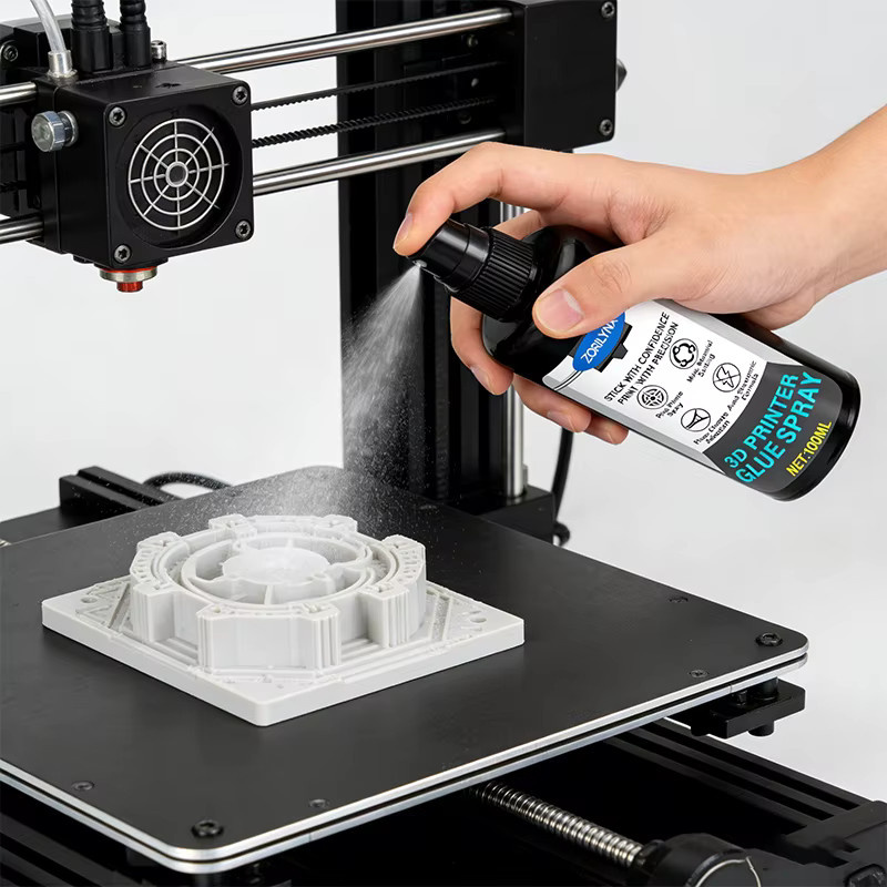 3D-Druck-Klebespray Anti-Verzug-Flüssigkleber für Glas- und PEI-Druckbetten in Schwarz zur einfachen Entfernung für PLA, ABS und PETG - Bild 4