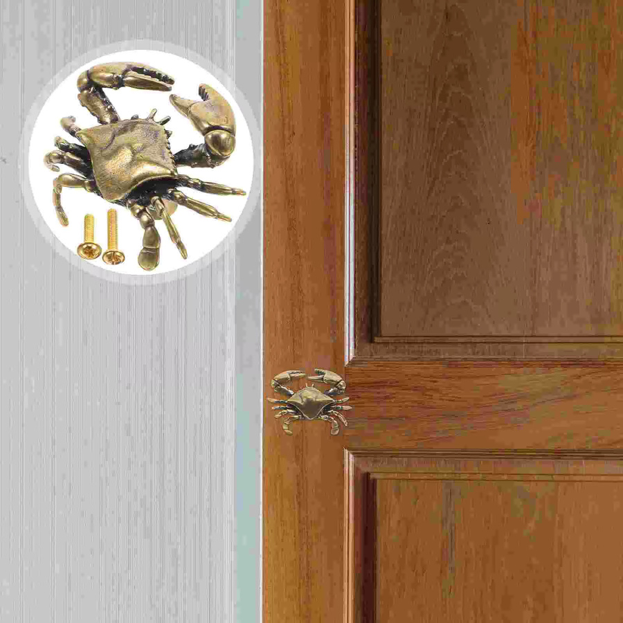 Messing-Schranktürgriff Knauf im nautischen Marine-Stil, Farbe Gold/Mehrfarbig - Bild 3