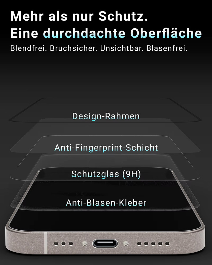 GreenHec EASY INSTALL Crystal Glass 2er Pack Displayschutz für Samsung Galaxy S25 S24 S23 S22 Ultra Plus, 9H Hartglas, transparent - Bild 6
