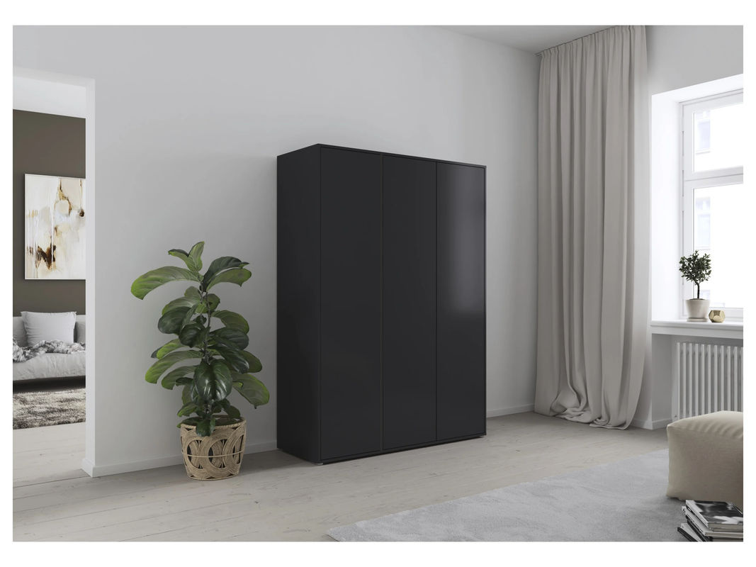 RAUCH BLUE Nabila Drehtürenschrank in Graumetallic mit Breite: 140 cm und Höhe: 194 cm - Bild 2