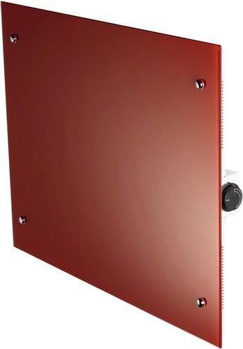 JOLLYTHERM Infrarot-Glasheizkörper in Rot, B/H: 55 x 70 cm, max. Heizleistung: 500 W - Bild 1