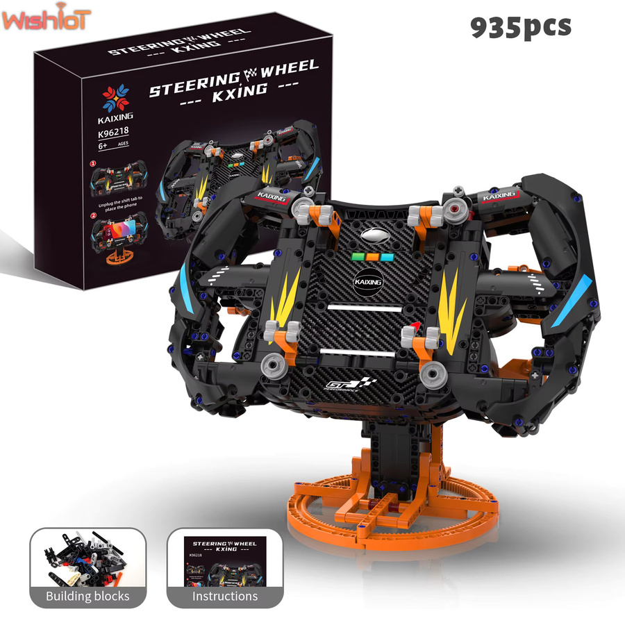 wishiot Gebäude Block Simulation Racing Räder Modell, Spielzeug, 935 Teile, ab 6 Jahren - Bild 6