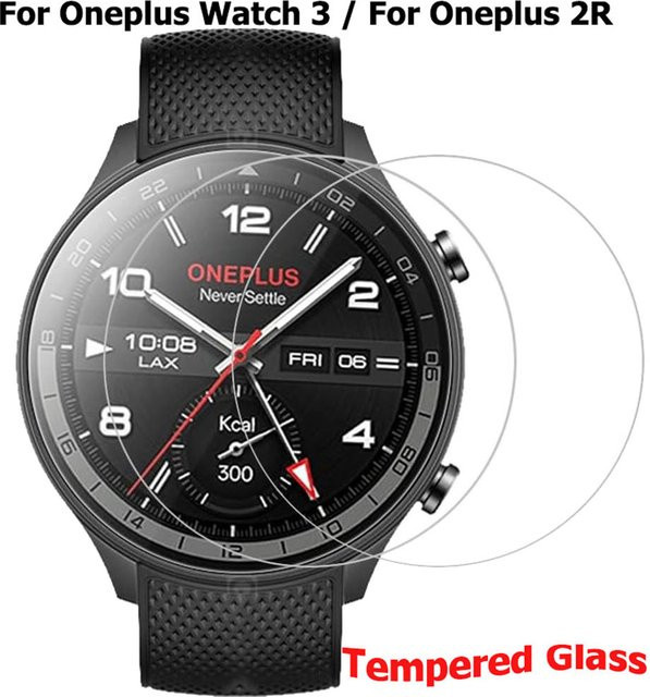 3er-Set gehärtetes Schutzglas für OnePlus Watch 3 und OnePlus Watch 2R, transparent - Bild 1