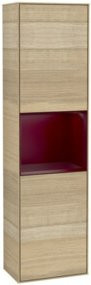 V&B Hochschrank Finion mit LED-Beleuchtung und Glastüren, B/H: 41,8 x 151,6 cm - Bild 1
