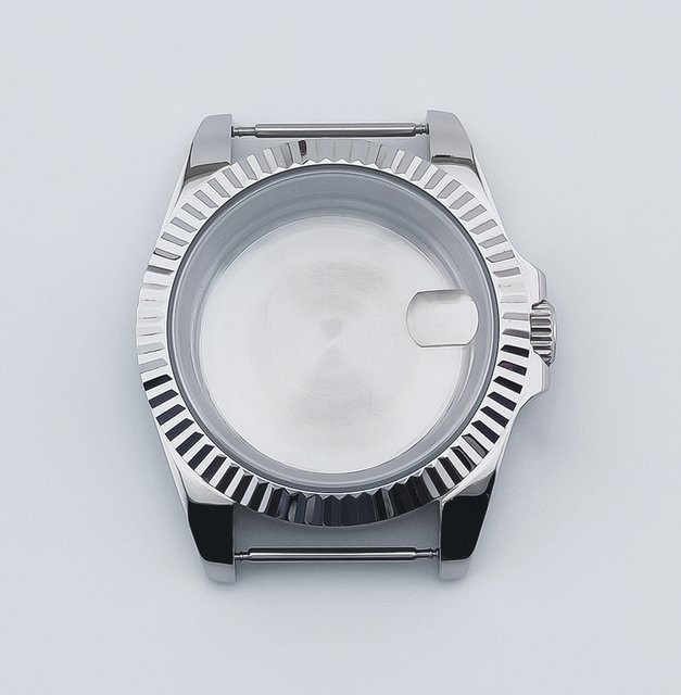 NEITON Uhrengehäuse, Silber, 39 mm, Saphirglas, Unisex - Bild 1