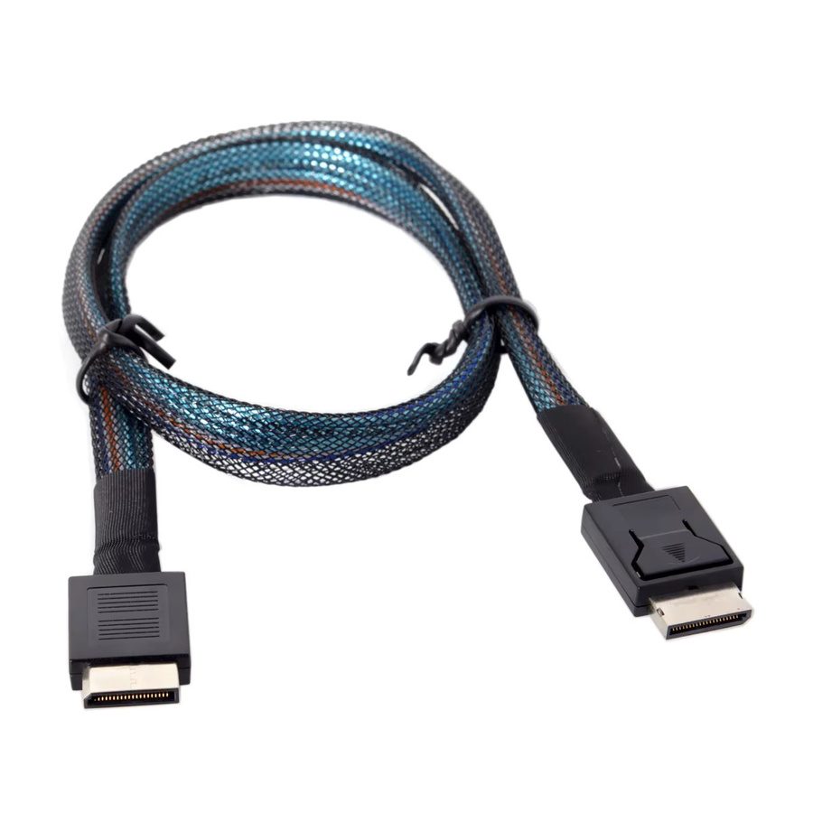 OCuLink SFF-8611 zu PCIe SFF-8611 4i High Speed Datenkabel für SSD in Schwarz - Bild 5