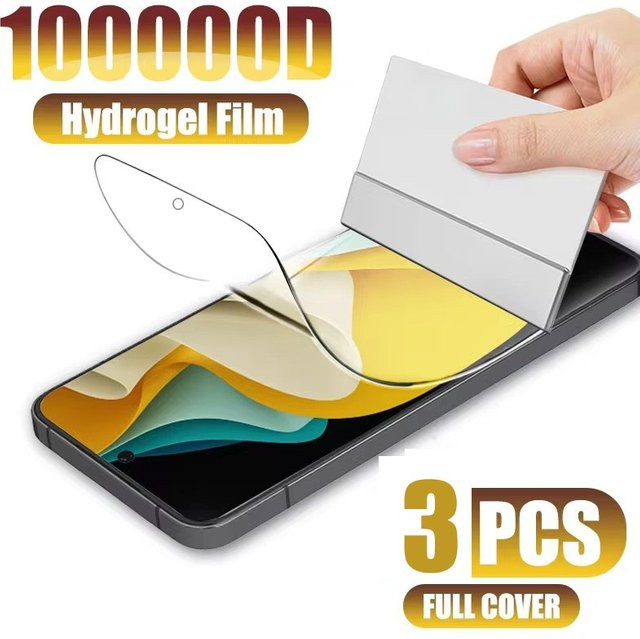 3er Pack Hydrogel-Displayschutzfolien für Xiaomi Redmi Note 15 14 13 12 11 10 Pro 5G Plus transparent - Bild 1