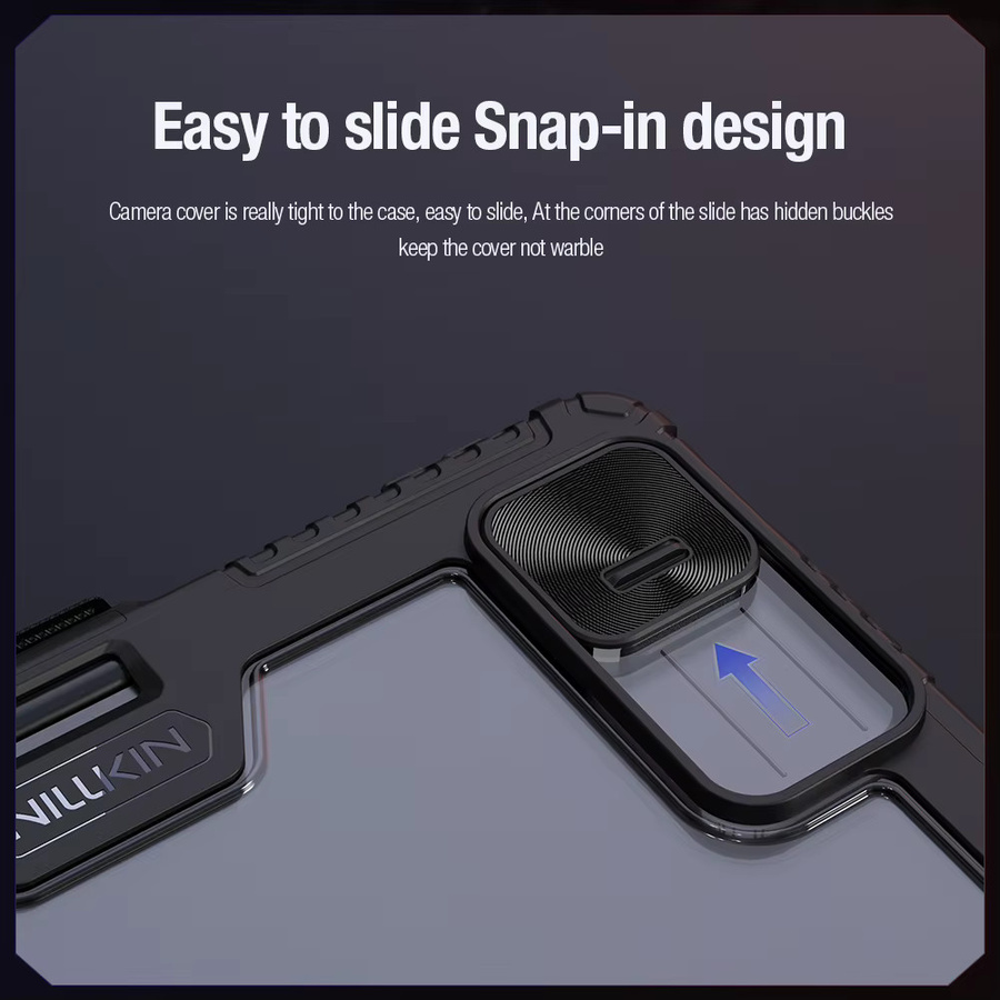 Nillkin Magnetische Hülle für Xiaomi Pad 7 Pro und Xiaomi Pad 7 in Schwarz mit Multi-Winkel Klappfunktion, Kameraschutz und Stifthalter - Bild 2