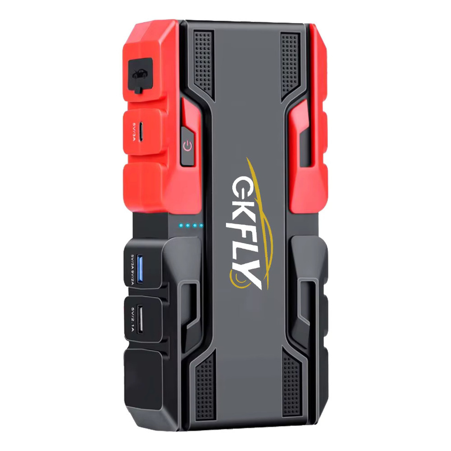 GKFLY Auto-Starthilfe Notstartgerät 3000A Tragbare Powerbank und Batterie-Booster in Weiß - Bild 4