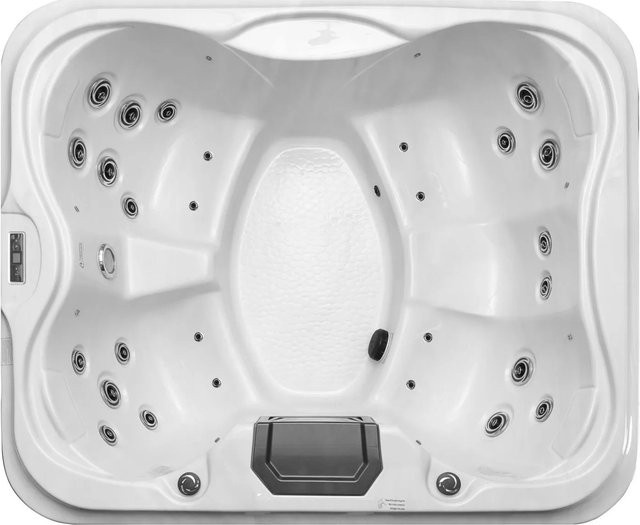 Jet-Line Outdoor Spa Villa Felicia Whirlpool für 4 Personen, grau, B/T/H: 215 x 180 x 82 cm - Bild 1