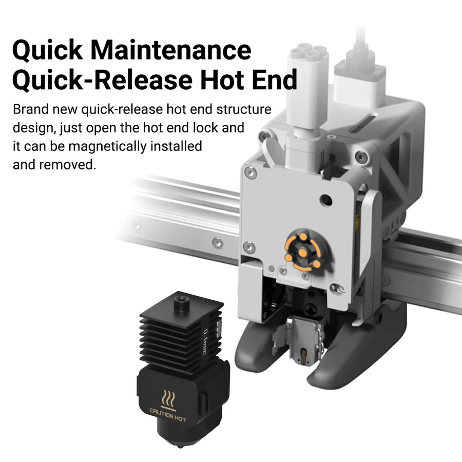 Bambu Lab Hotend-Kit für A1, A1 Mini und A2L 3D-Drucker mit austauschbaren Düsen (0,2 mm, 0,4 mm, 0,6 mm, 0,8 mm) - Bild 4