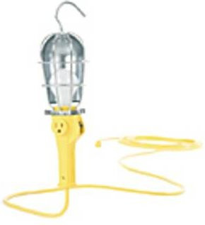 Molex Arbeitsleuchte 1301020254 Gelb, Netzbetrieben, 100W, 1000lm, Glühlampe mit Haken - Bild 1