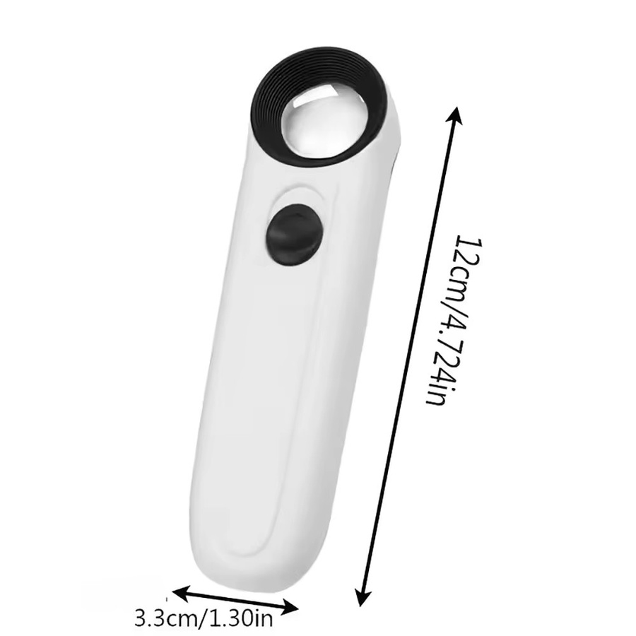 Lupe 40x, mit 2 LED-Leuchten - Bild 5