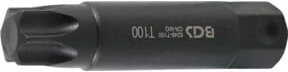 BGS Bit T100 TX-Profil in Schwarz, Länge: 100 mm, Antrieb: 22 mm Außensechskant - Bild 1