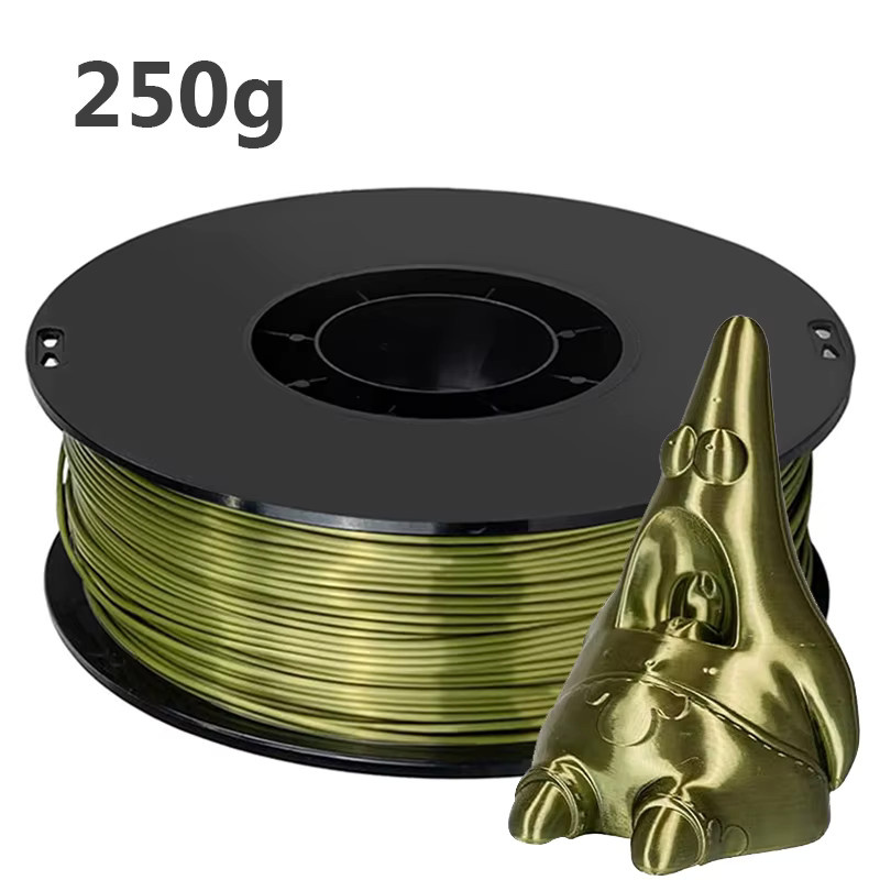3D Maliang PLA-Seide Filament Set für FDM 3D-Drucker, Durchmesser: 1,75 mm, Farben: Silber, Blau, Gold, Bronze, 4 x 250 g - Bild 2