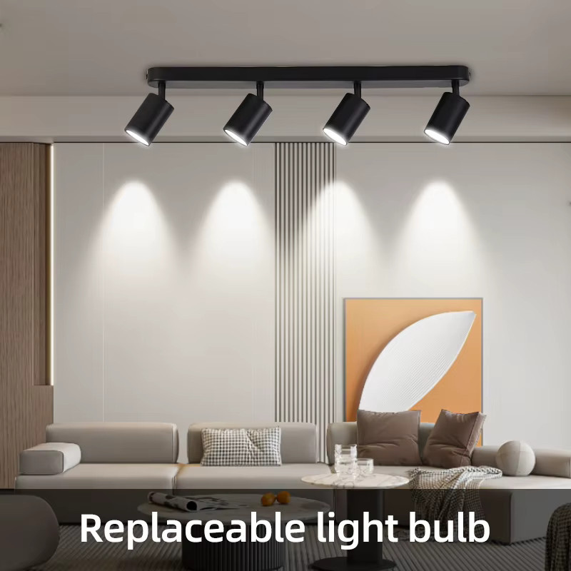 CHENBEN LED Deckenlampe als Spot-Kronleuchter mit GU10 Birne in Warm Light für Schlafzimmer und Flur - Bild 3