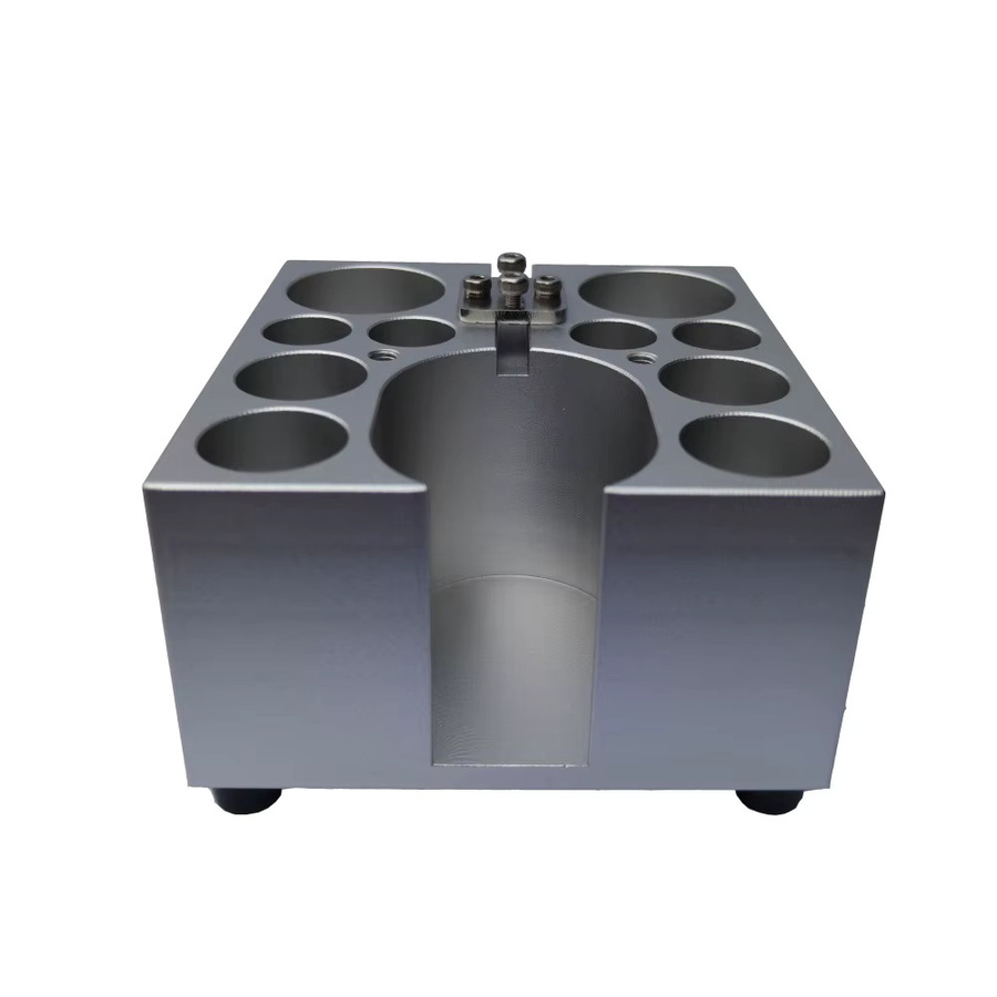 Tiodw Wireless Dock Station aus 6061 Flugzeugaluminium in Silber mit Kompatibilität für bis zu 40 mm Höhe und 30 mm Spulen - Bild 2