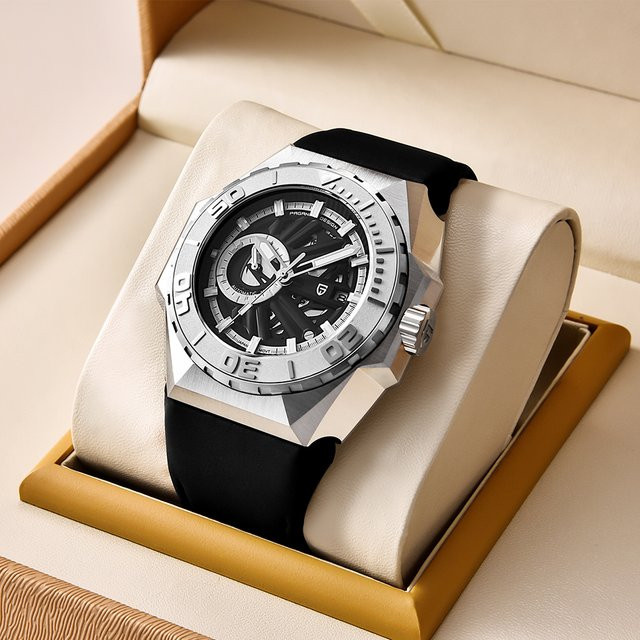 Pagani Design Armbanduhr, Automatik, Edelstahl, Saphirglas, 47 mm, Herren - Bild 1